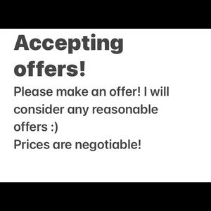 Accepting Offers :)